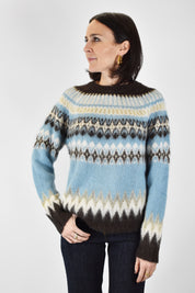 Maglia Fair Isle con lurex