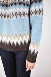 Maglia Fair Isle con lurex