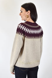 Maglia Fair Isle lurex