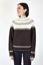 Maglia Fair Isle lurex