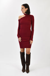 Abito in maglia cut-out