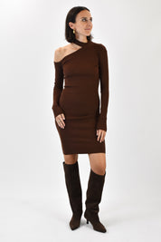 Abito in maglia cut-out