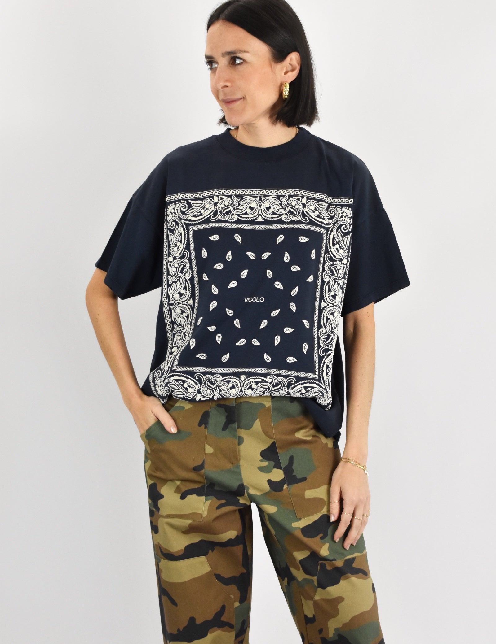 T-shirt stampa bandana