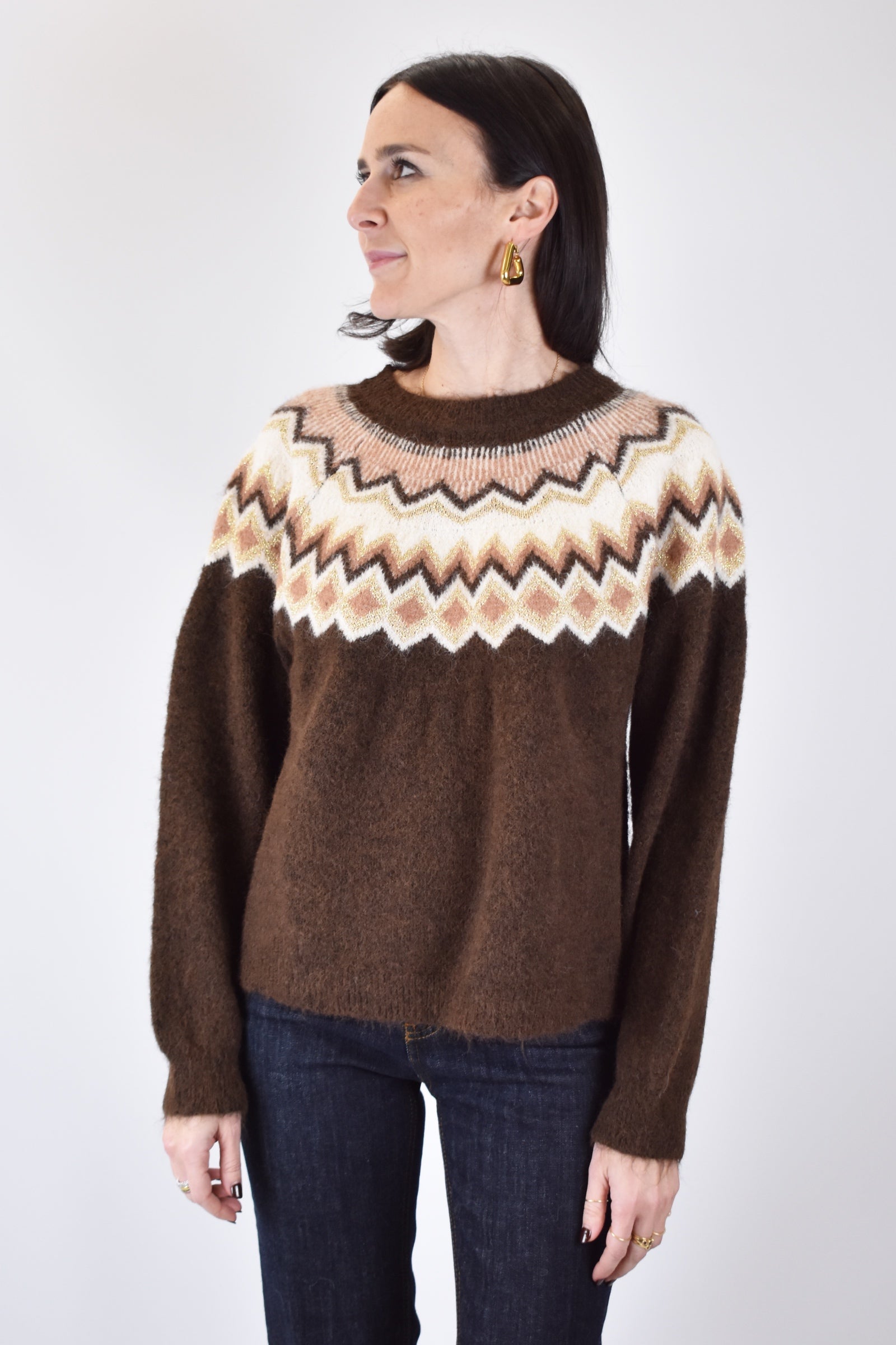 Maglia jaquard Fair Isle
