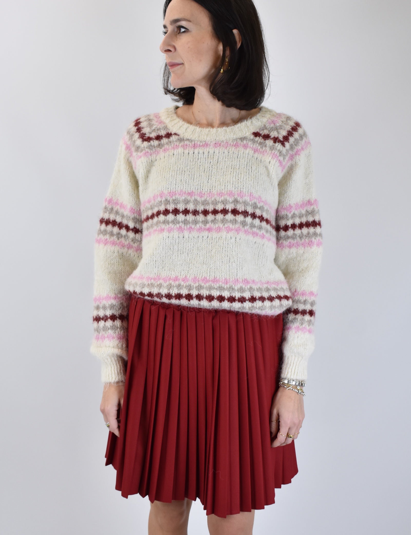 Maglia fantasia jaquard