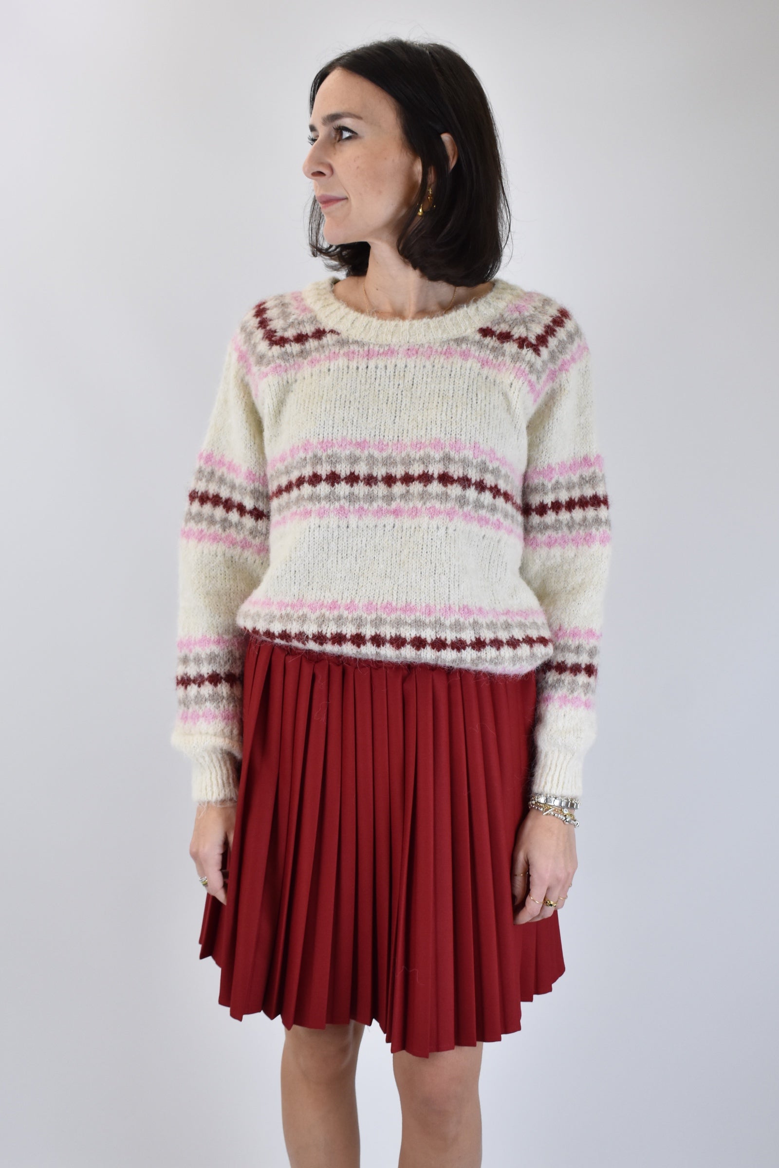 Maglia fantasia jaquard