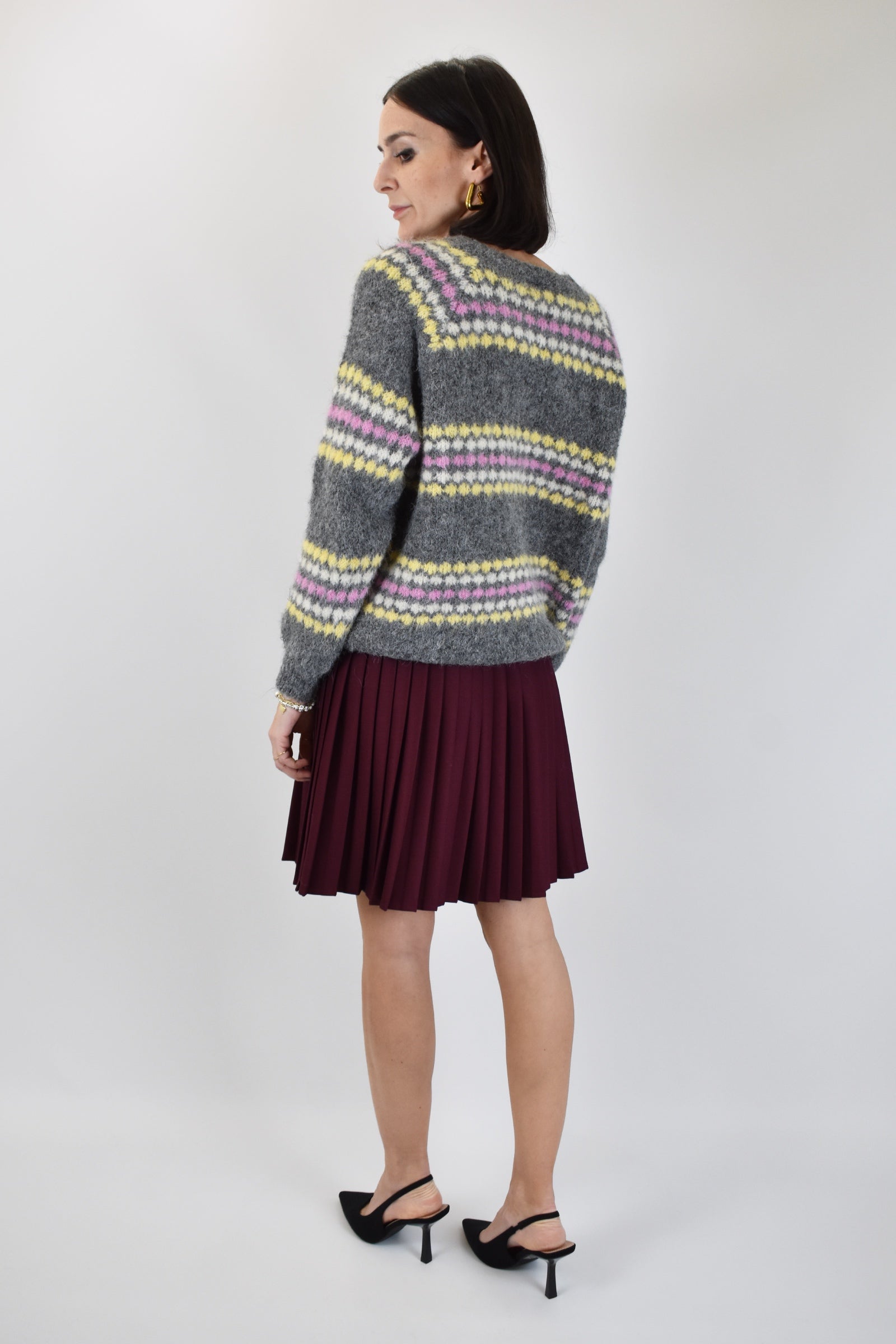 Maglia fantasia jaquard