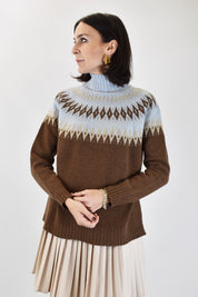 Maglia intarsio Fair Isle