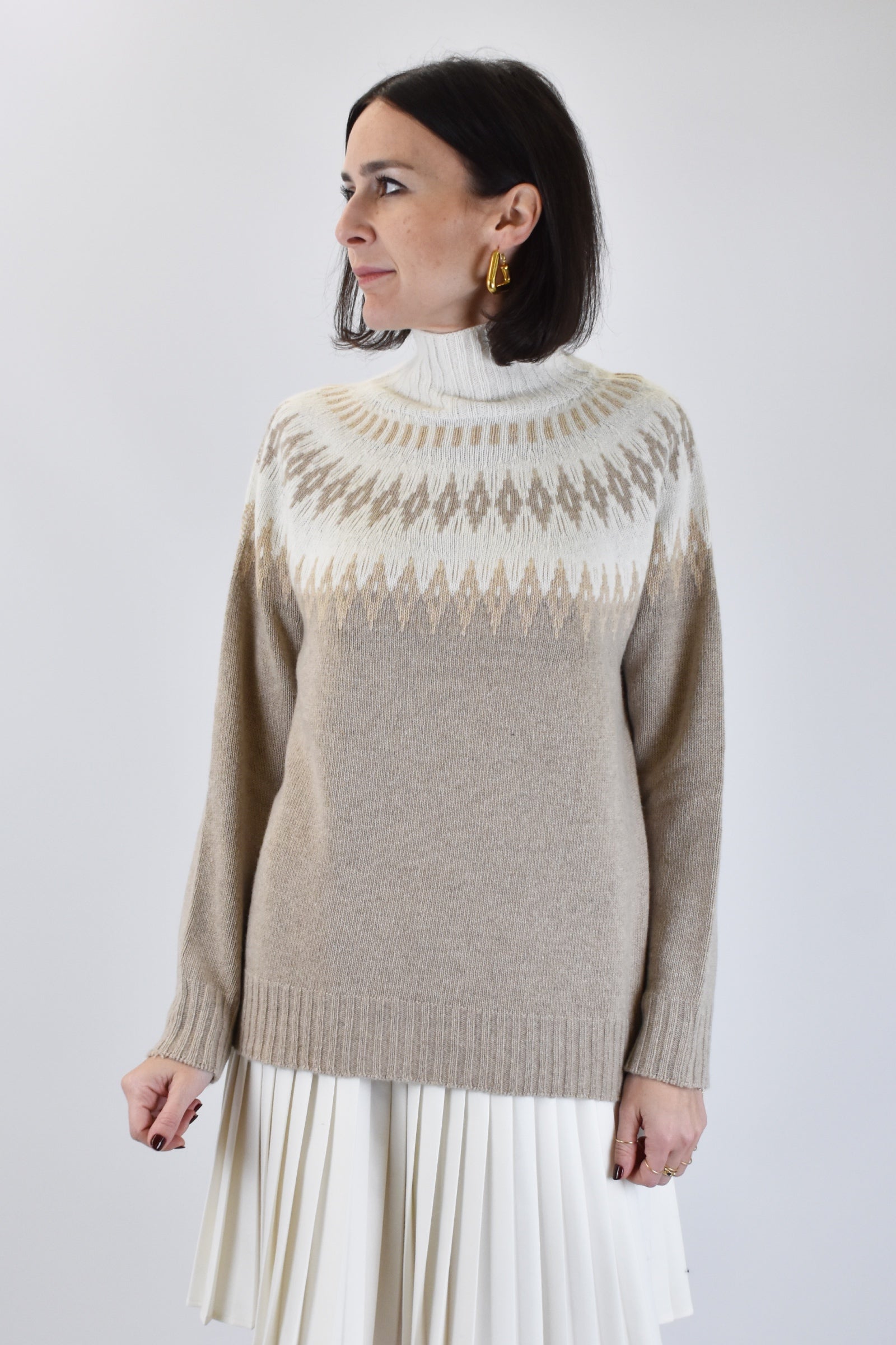 Maglia intarsio Fair Isle