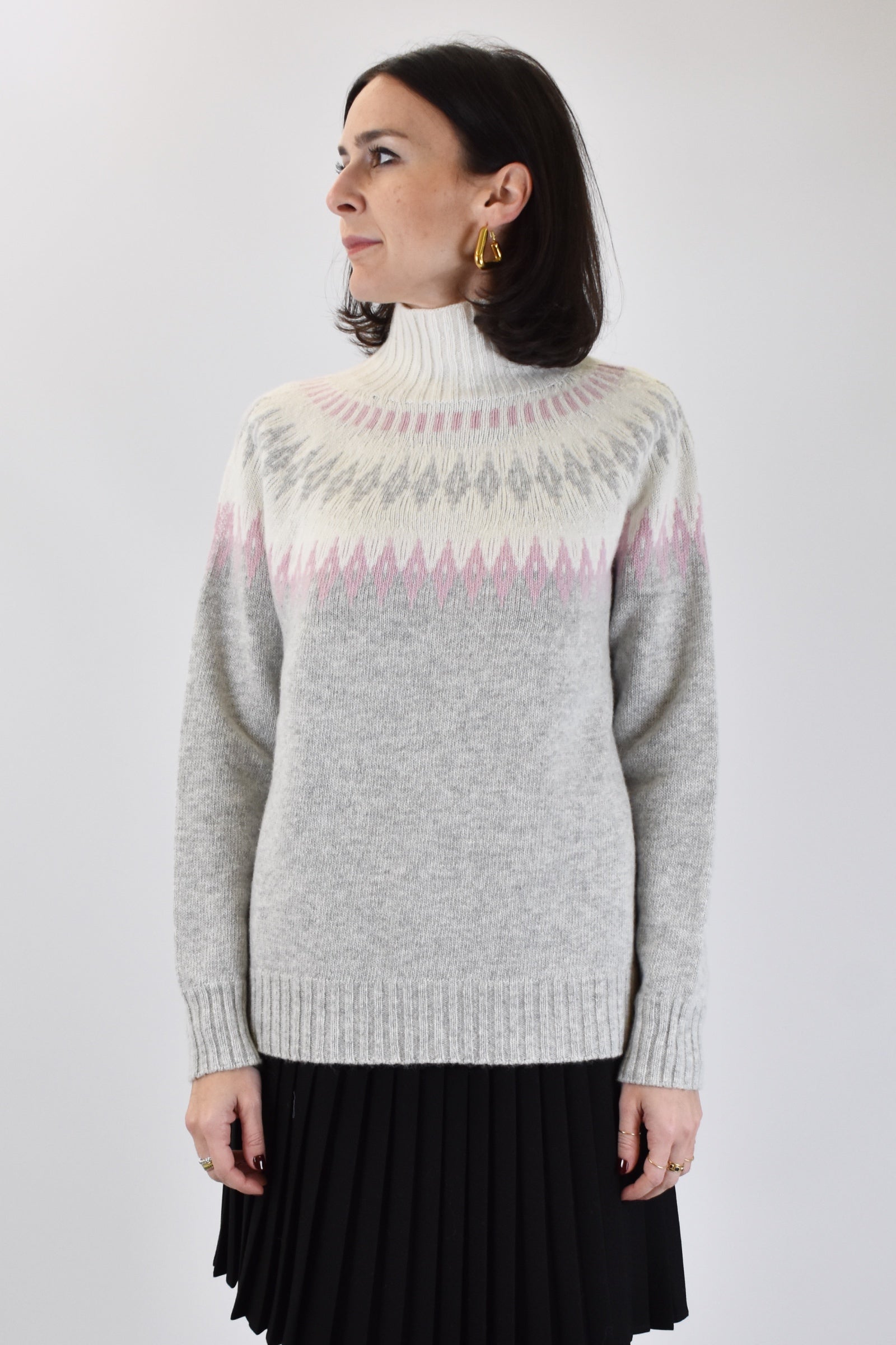 Maglia intarsio Fair Isle
