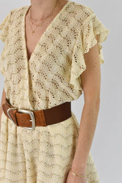 Tuta incrociata crochet