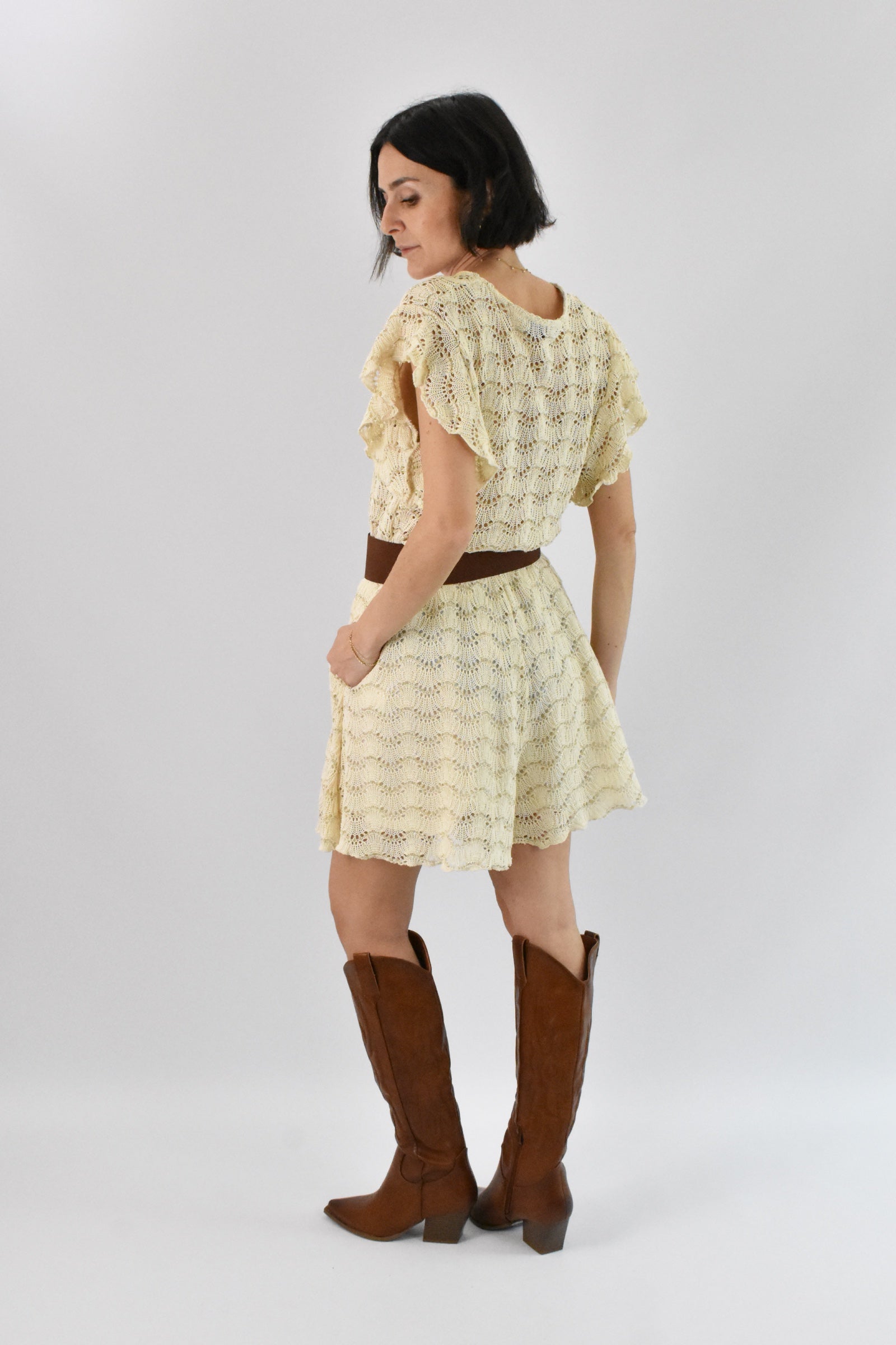 Tuta incrociata crochet