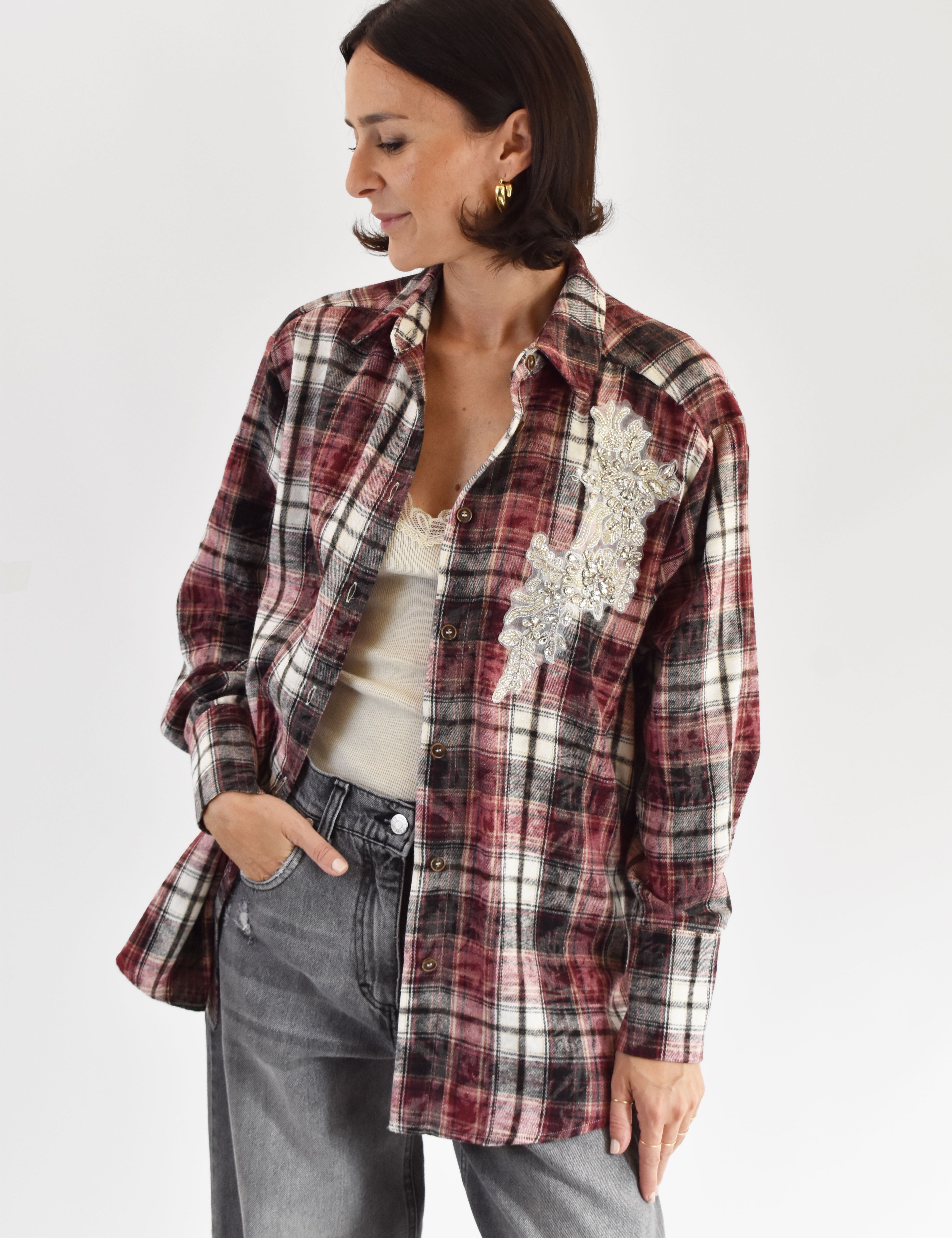 Camicia flanella gioiello