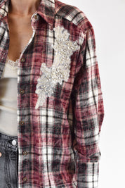 Camicia flanella gioiello