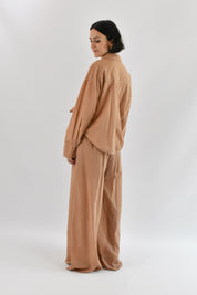 Camicia voile con nodo