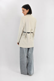 Giacca cut-out fiocchi