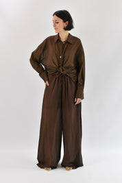 Pantalone ampio coulisse