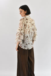 Camicia fantasia balze