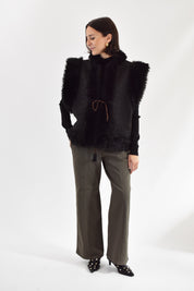 Gilet ecomontone passamaneria