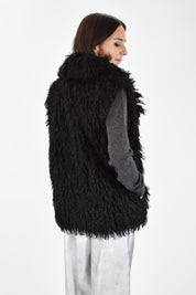 Gilet ecopelliccia mongolia