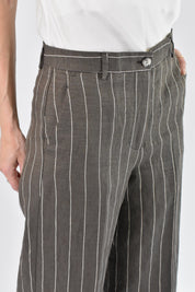 Pantalone palazzo gessato