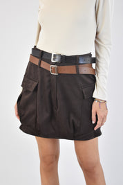 Gonna palloncino tasche