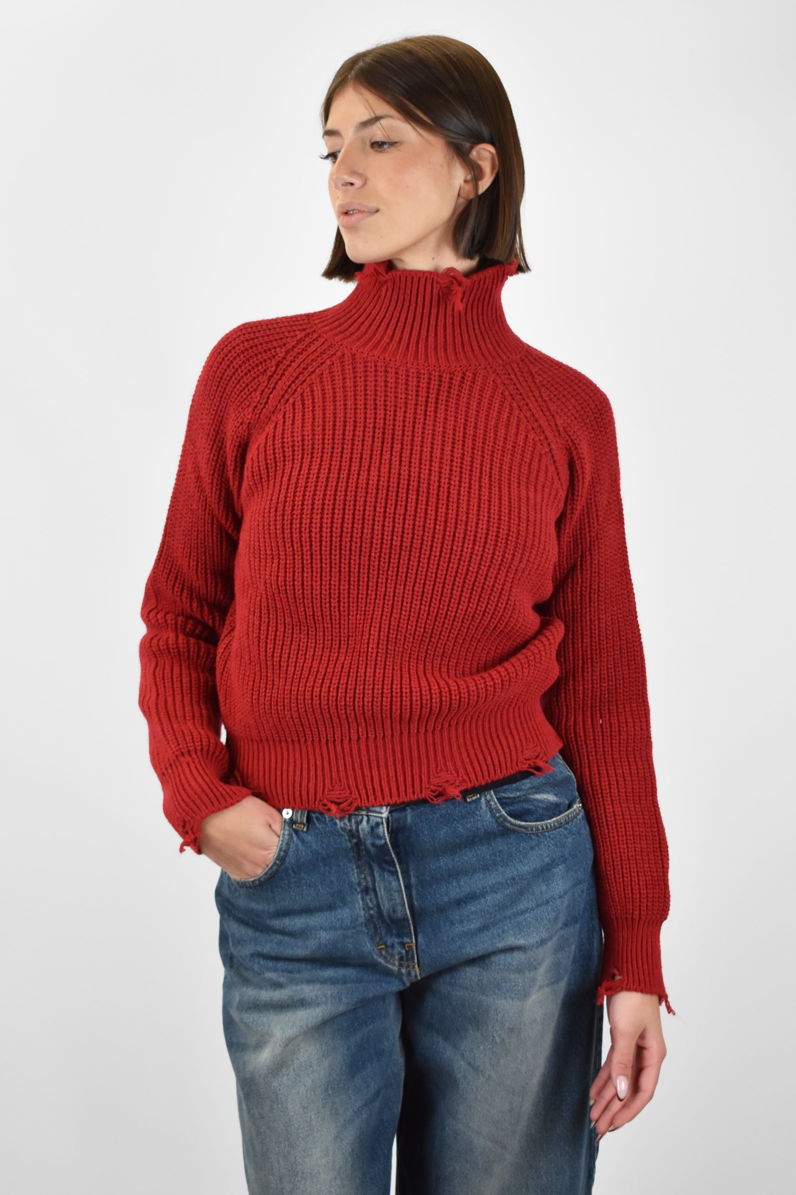 Maglia lupetto rotture