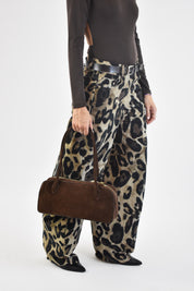 Pantalone balloon maculato