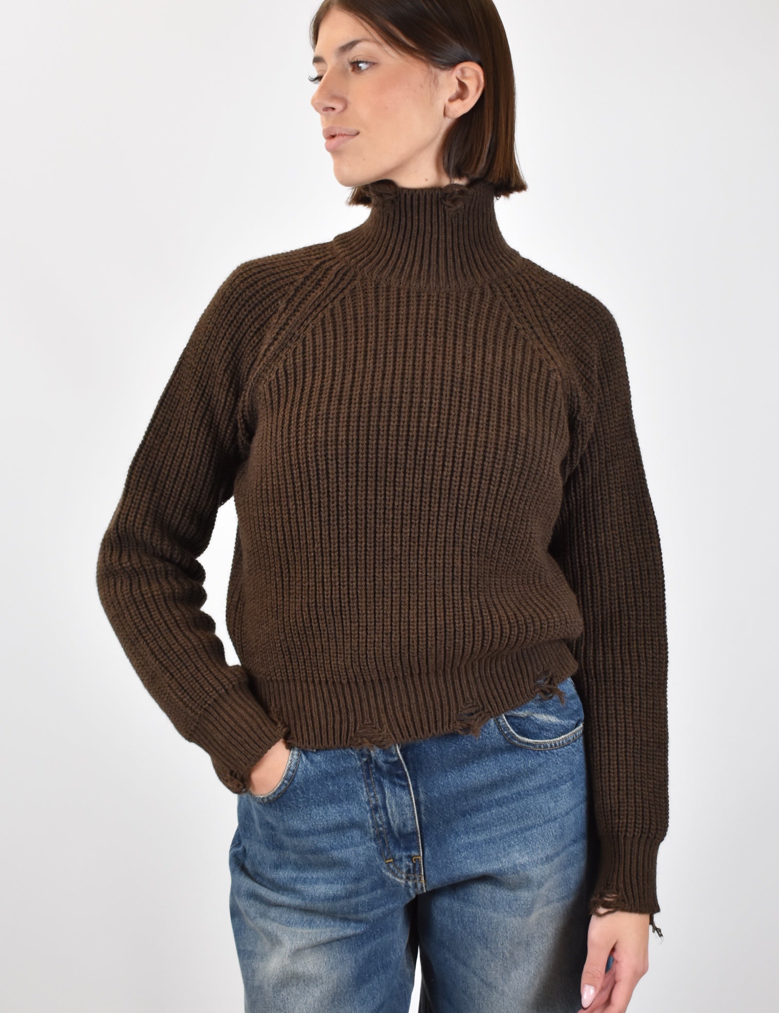 Maglia lupetto rotture