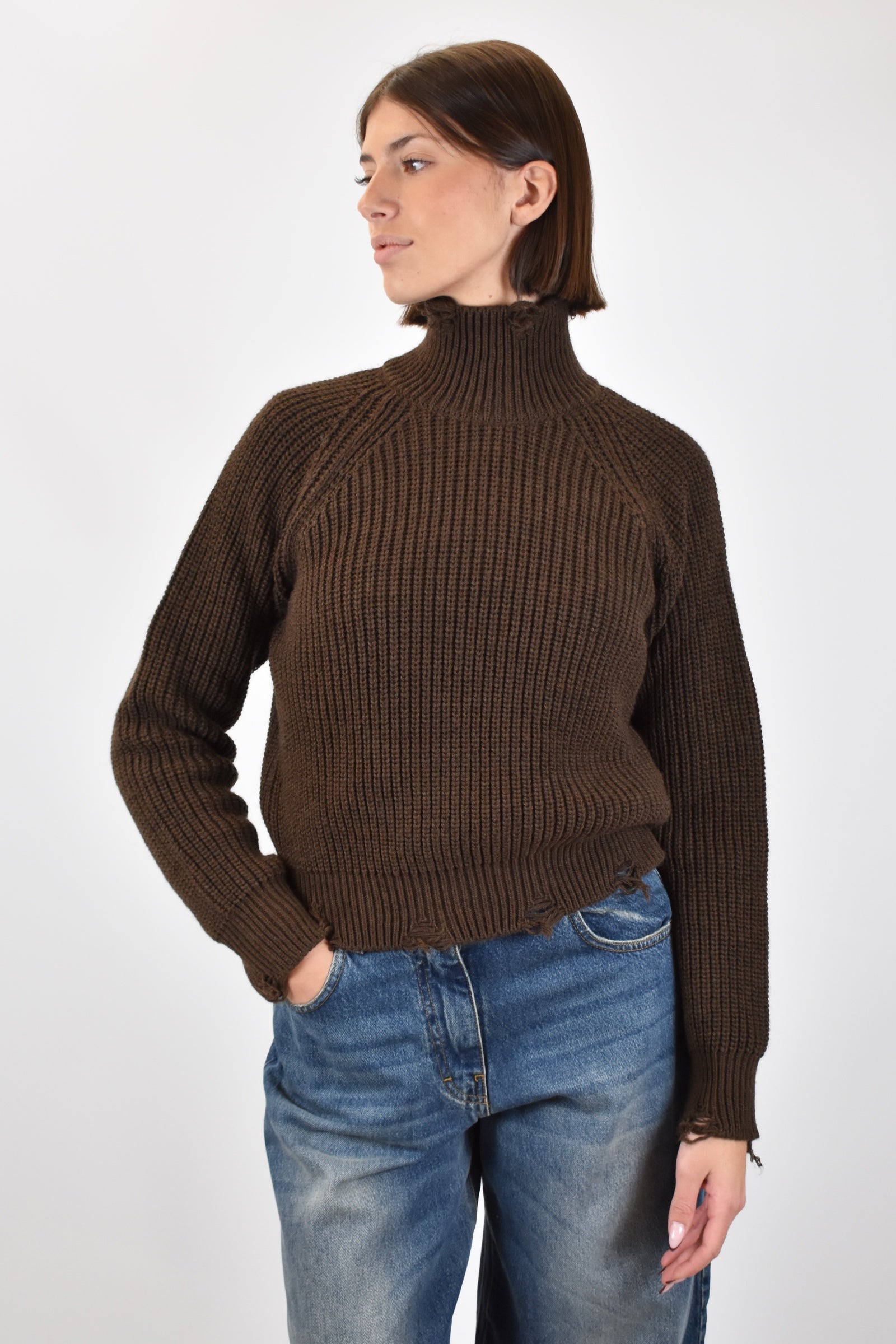 Maglia lupetto rotture