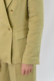 Giacca doppiopetto lino