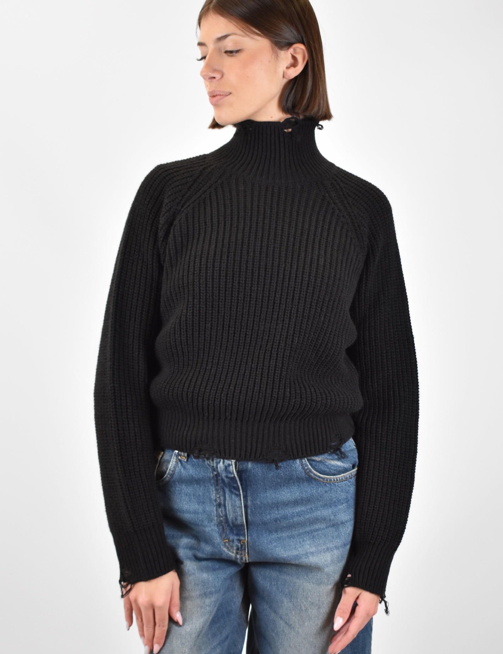 Maglia lupetto rotture