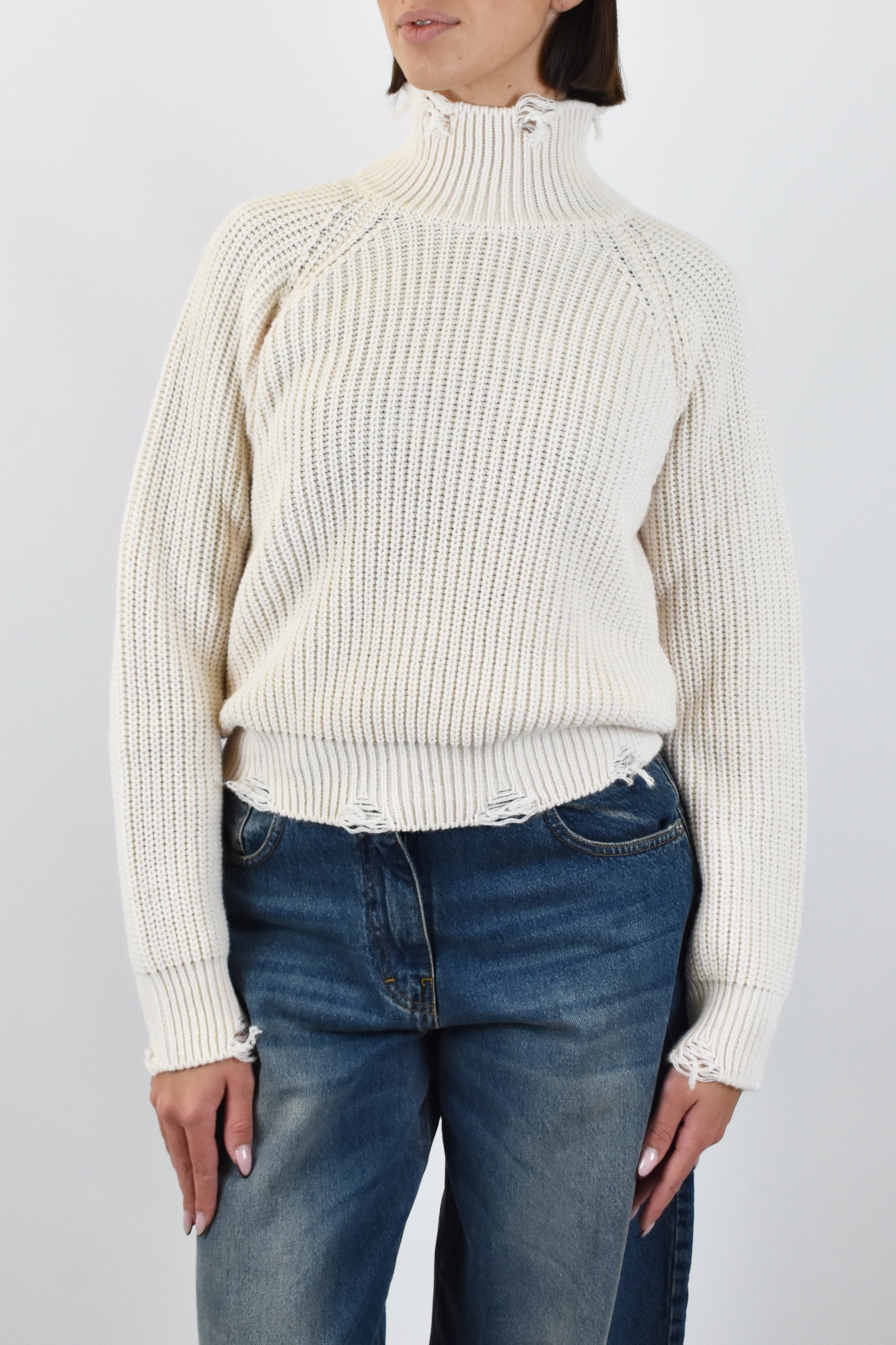 Maglia lupetto rotture