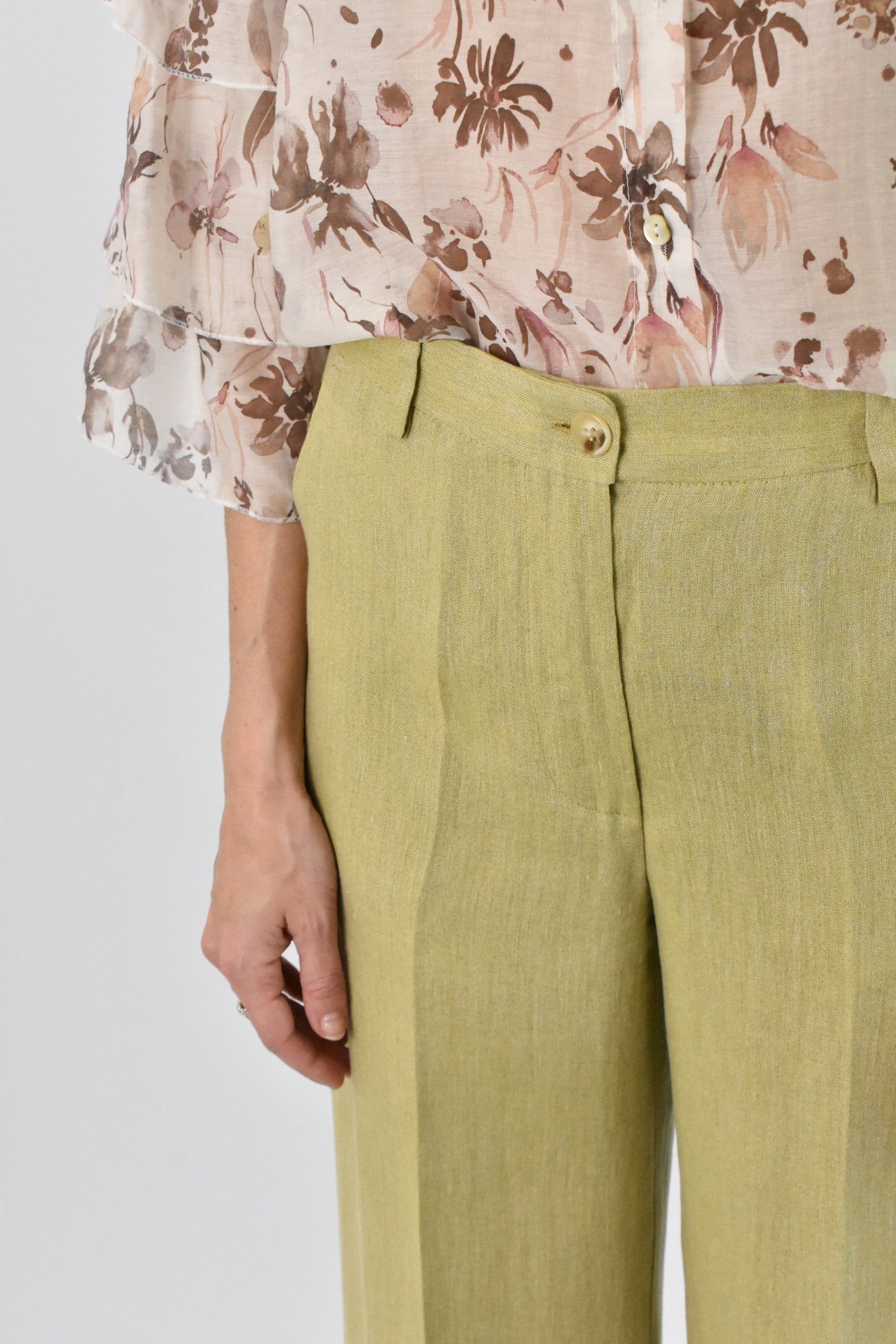 Pantalone palazzo lino