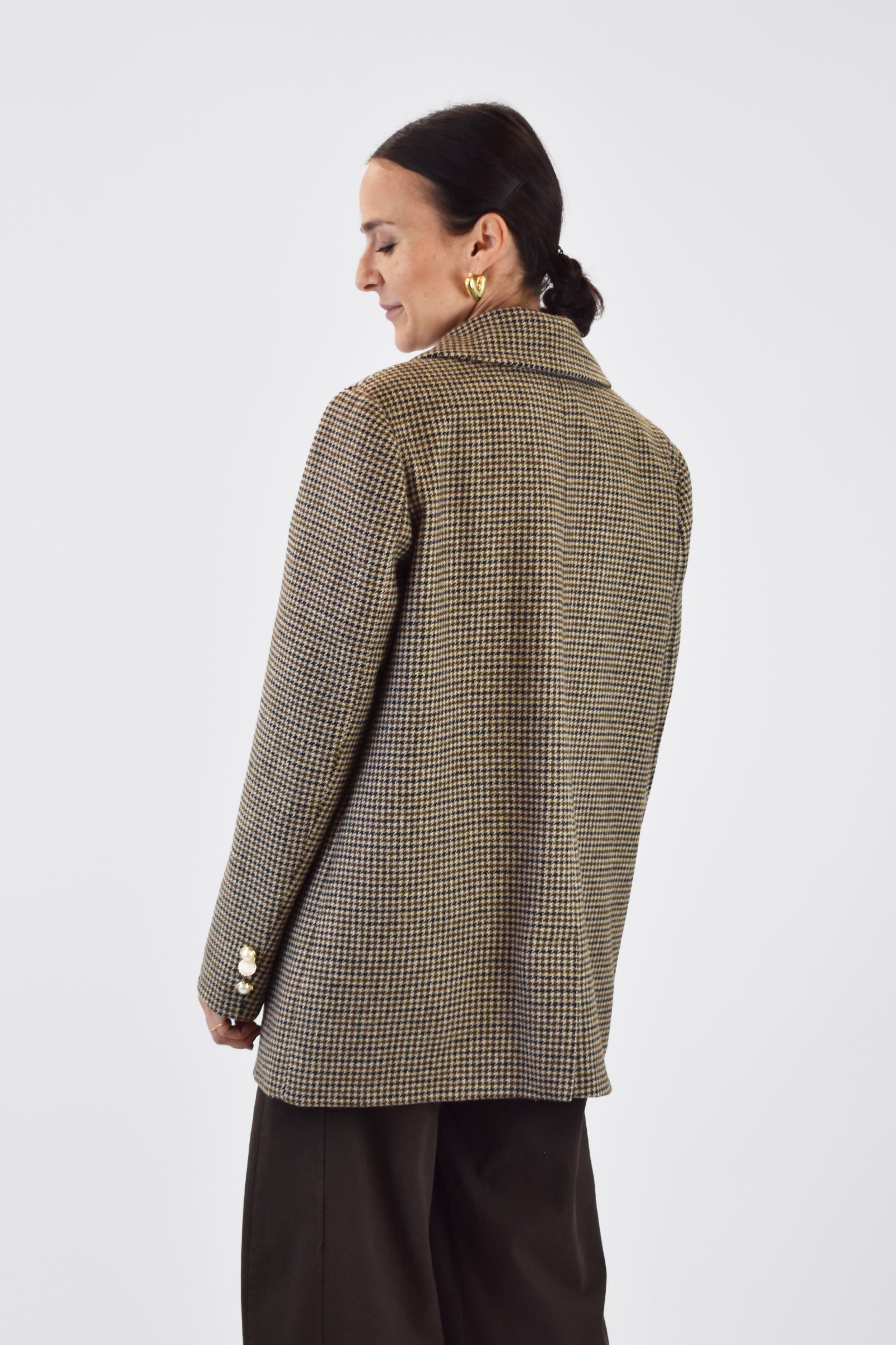 Blazer mistolana pied poule
