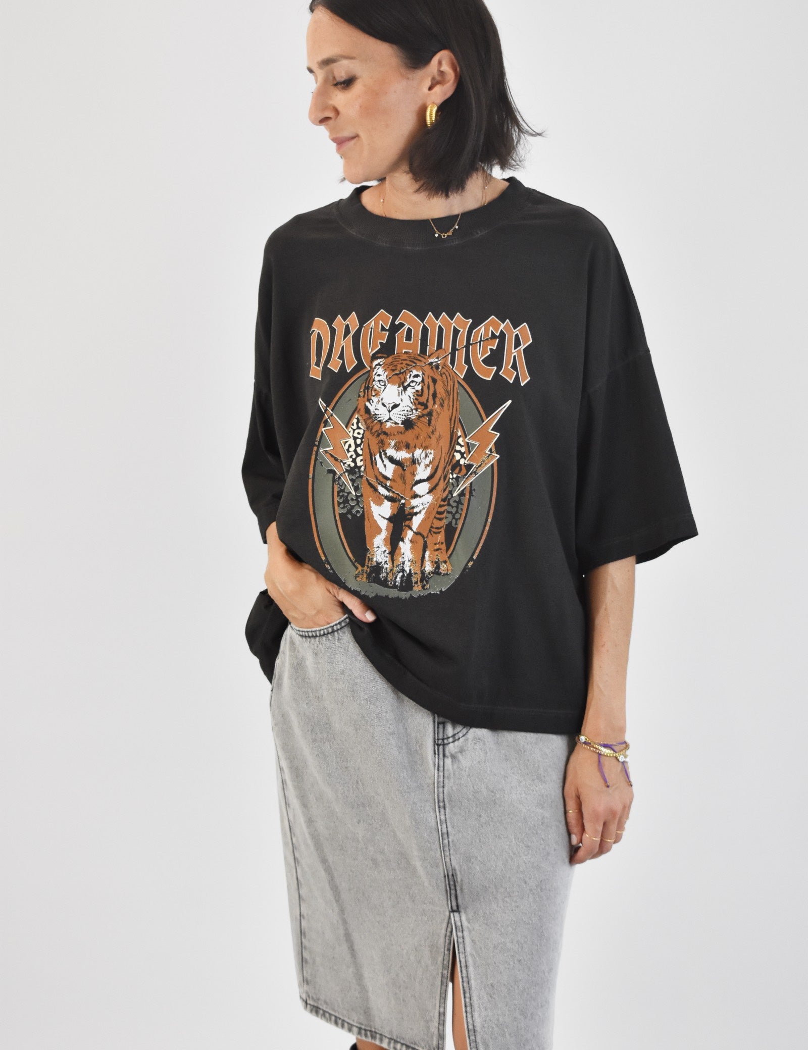 T-shirt over VINTAGE