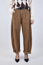 Pantalone velluto ovetto