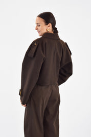 Cappottino trench crop