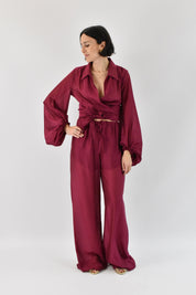 Blusa portafoglio