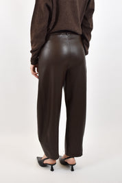 Pantalone balloon ecopelle