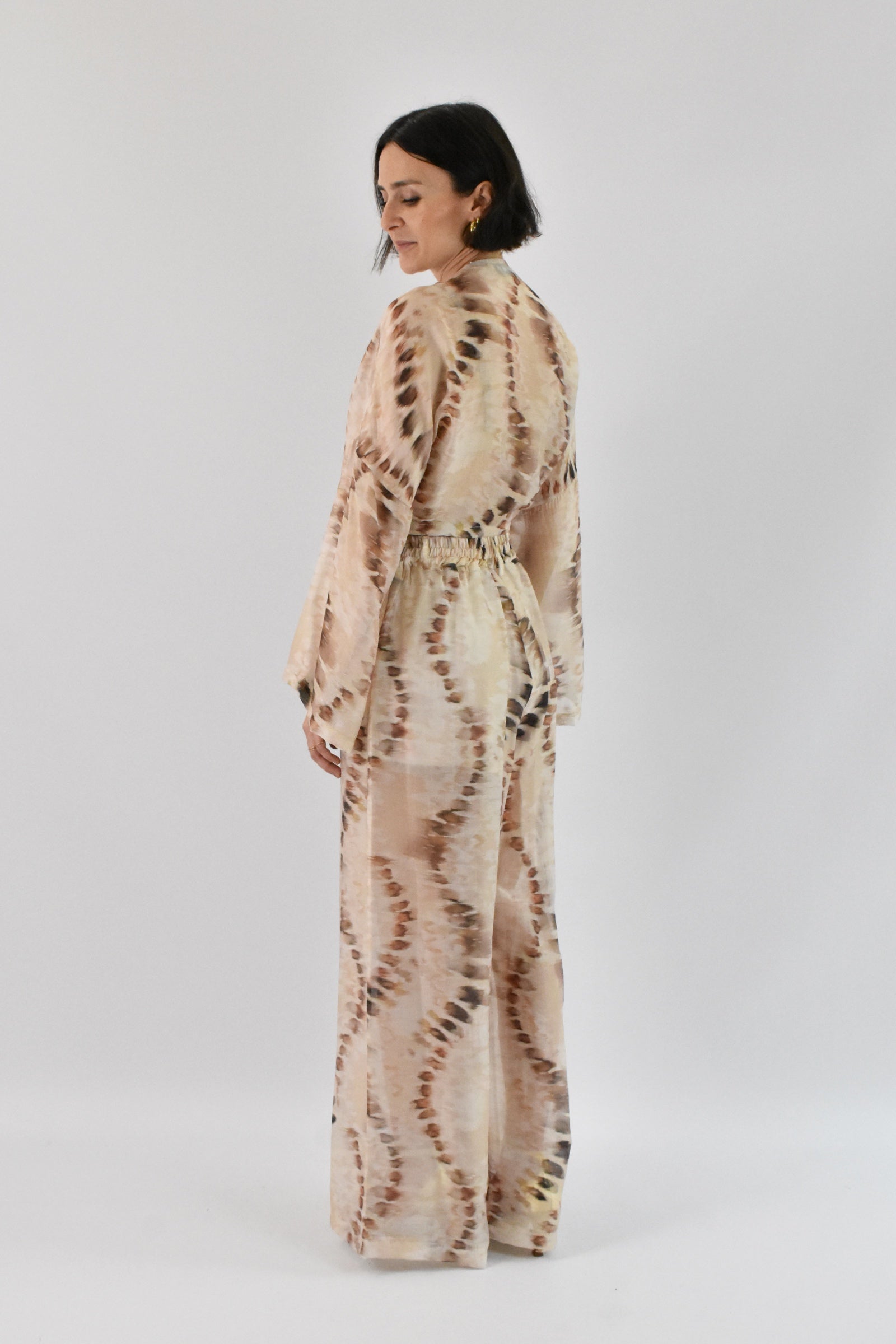 Pantalone palazzo fantasia