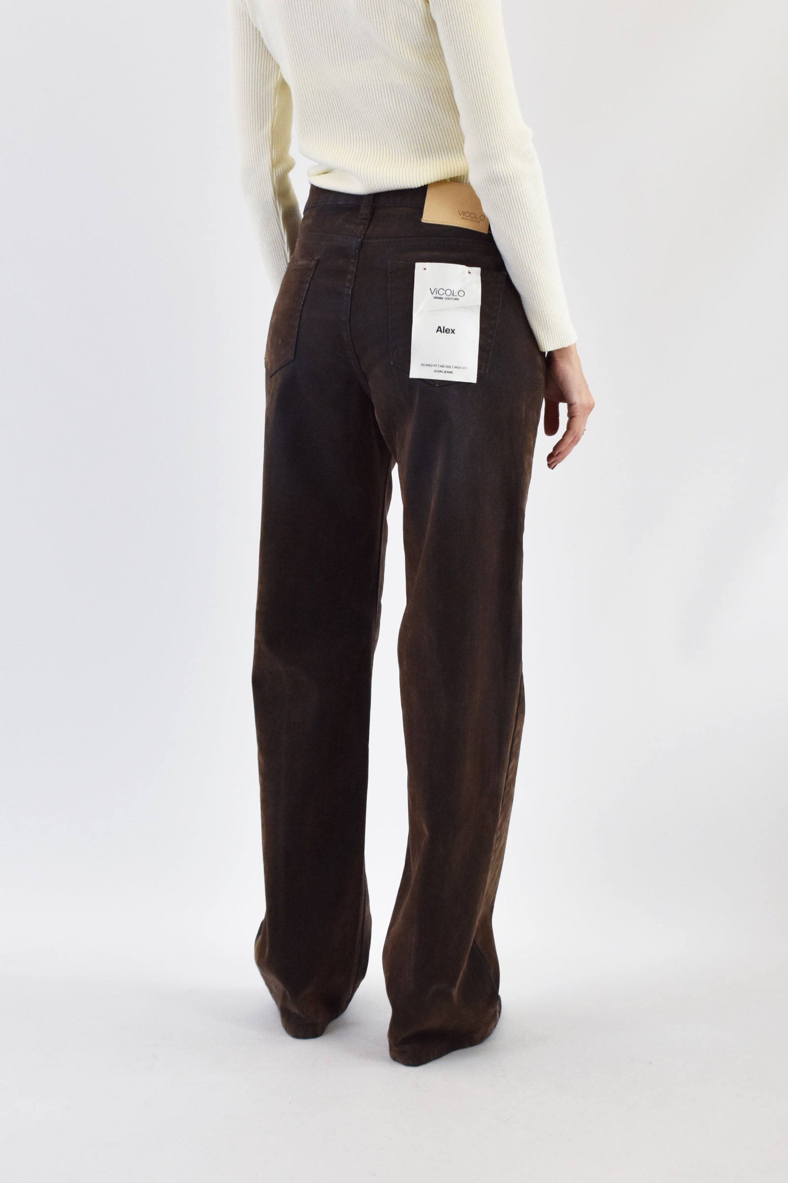 Jeans ALEX floccato relax fit