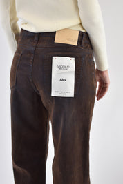 Jeans ALEX floccato relax fit