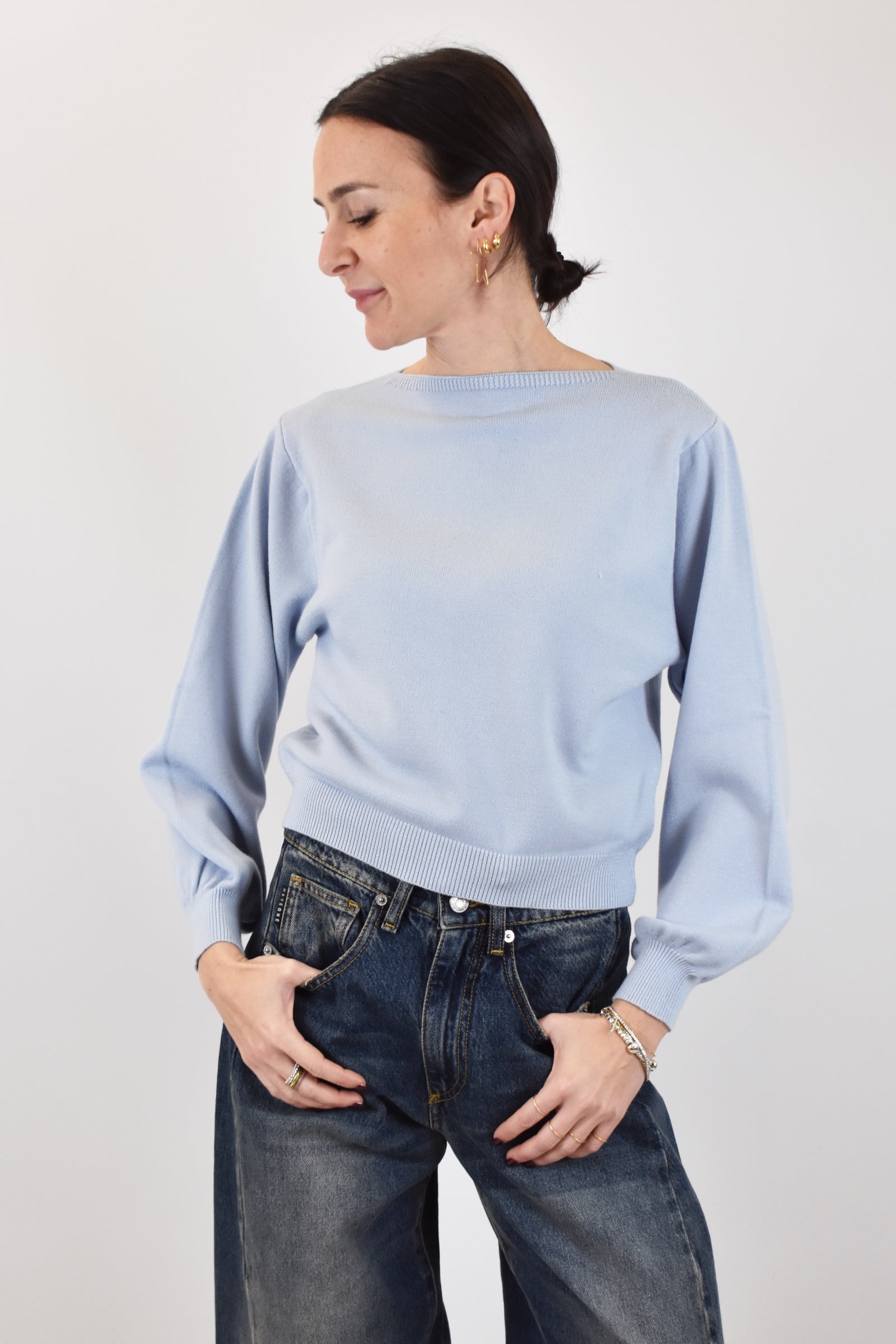 Maglia manica palloncino