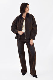 Jeans ALEX floccato relax fit