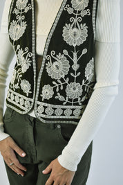 Gilet ricamato
