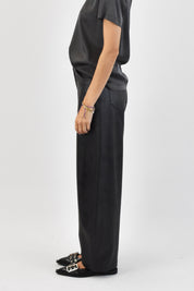 Pantalone balloon ecopelle