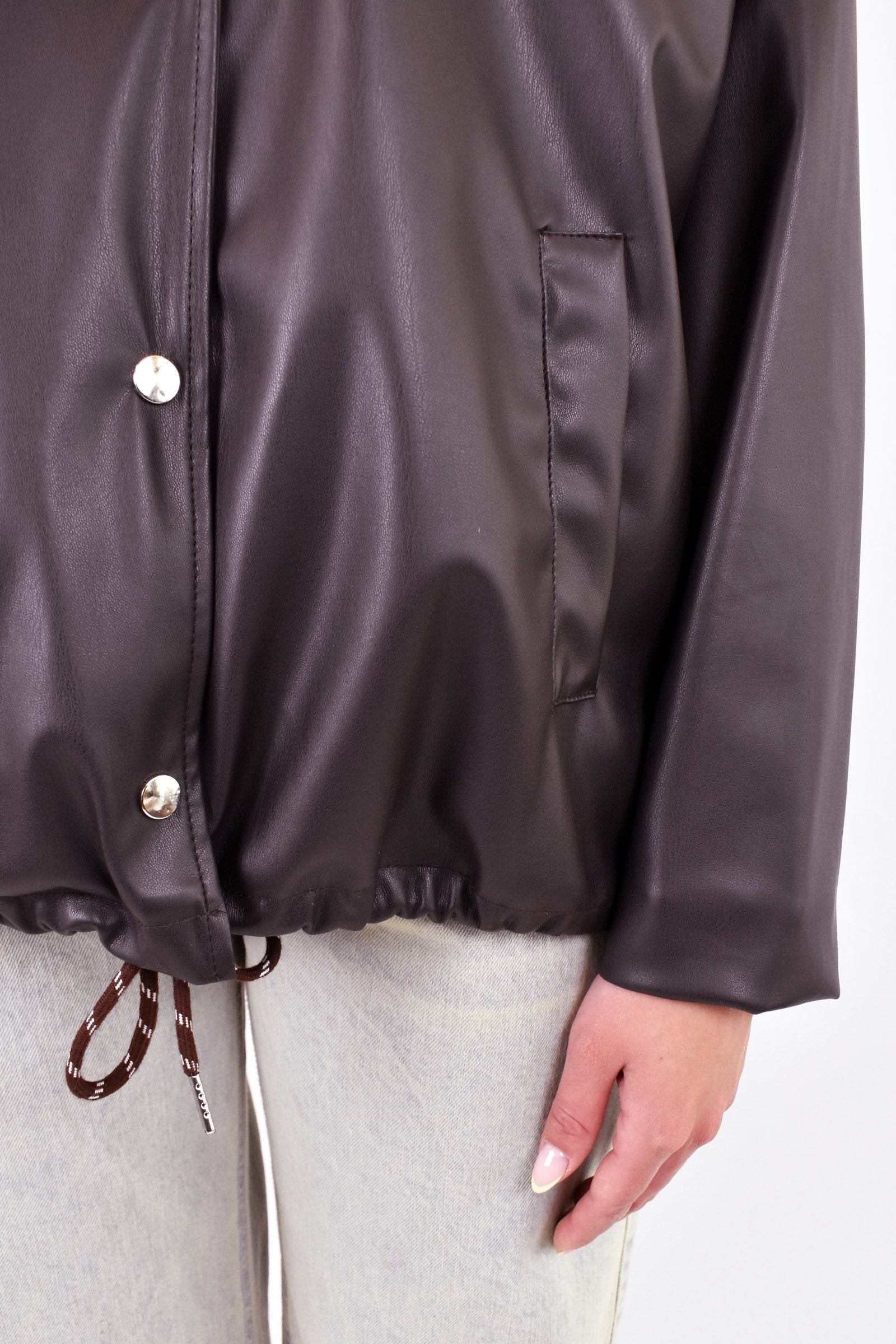 Maxi bomber ecopelle