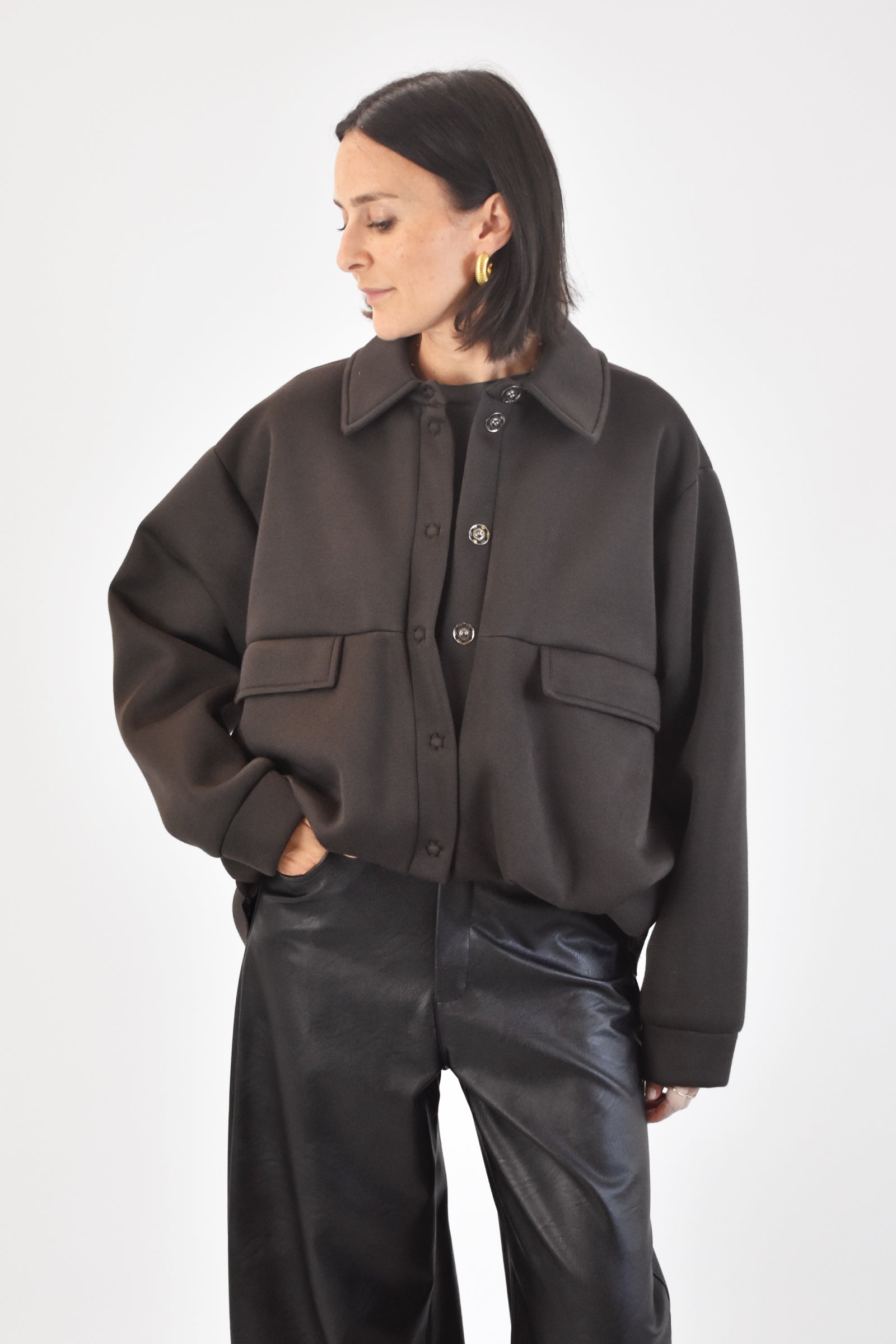 Bomber neoprene colletto