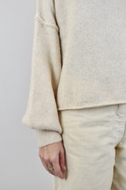 Maglia crop mezzo collo